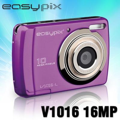 Foto camarafotografica fotos digital compacta portatil easypix v1016 de 16 mp lila foto 262104