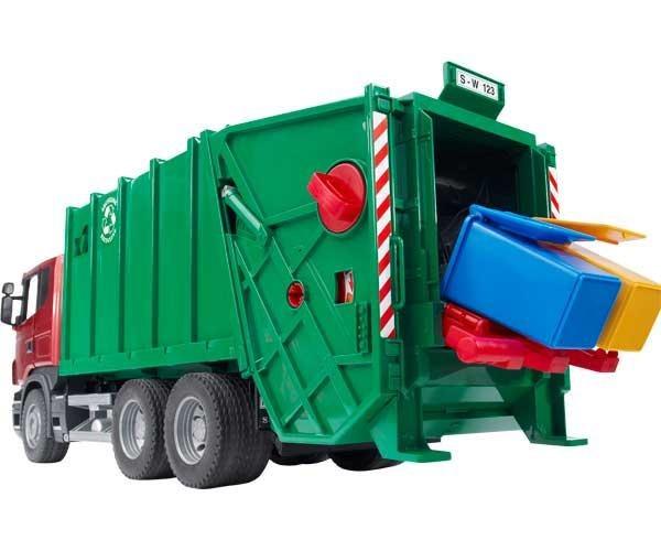 Foto Camión de basura scania serie r (verde) con carga trasera foto 241640