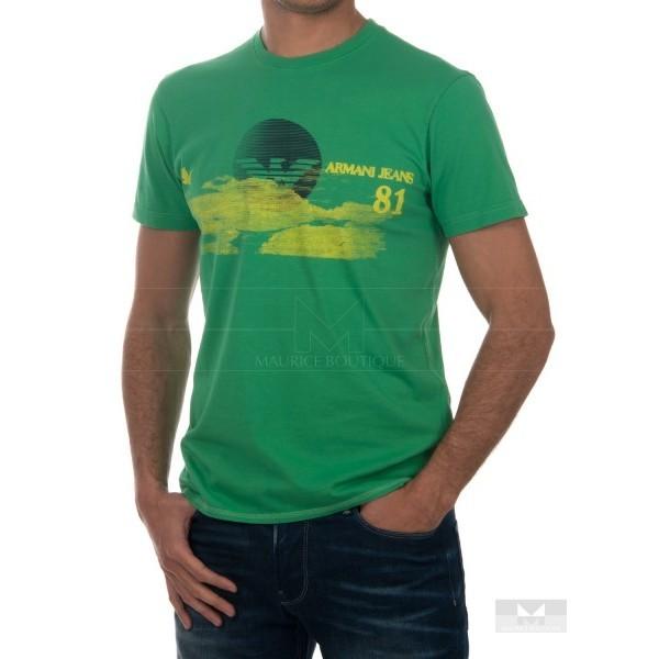 Foto Camiseta ARMANI JEANS Verde Fluor T6H11 NC 46 foto 661577