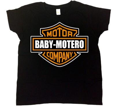 Foto Camiseta bebé niño/niña negra baby motero foto 569734