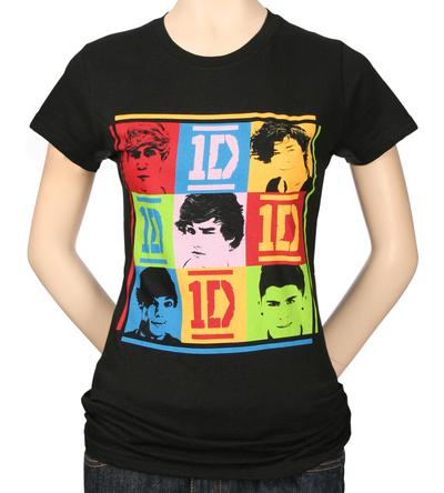 Foto Camiseta Juniors: One Direction - 9 Squares, 3x3 in. foto 770263