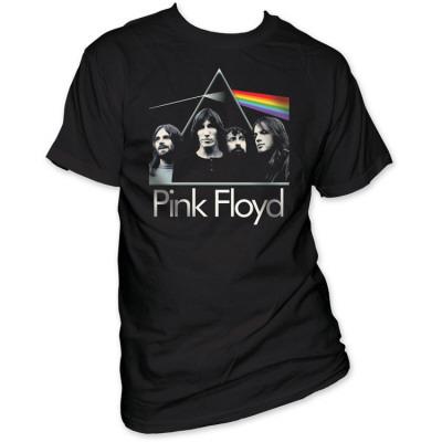 Foto Camiseta Pink Floyd - Dark side with band, 3x3 in. foto 631198