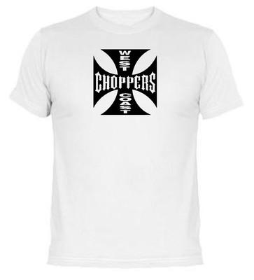 Foto Camiseta T-shirt Motor Custom: West Coast Choppers Bar Cross Logo foto 187499