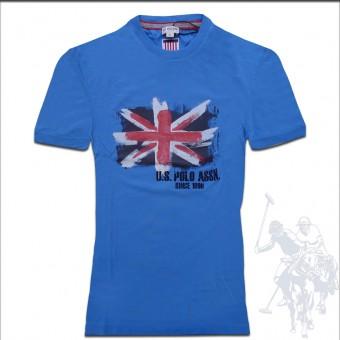 Foto Camiseta us polo assn hombre england flag blue foto 335225