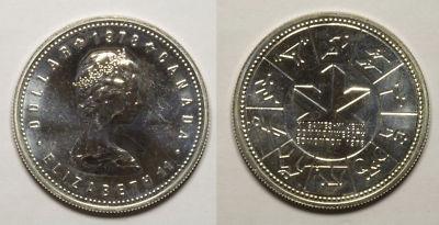 Foto Canada.  1 Dolar 1978. Juegos Commonwealth.  Sc foto 927476