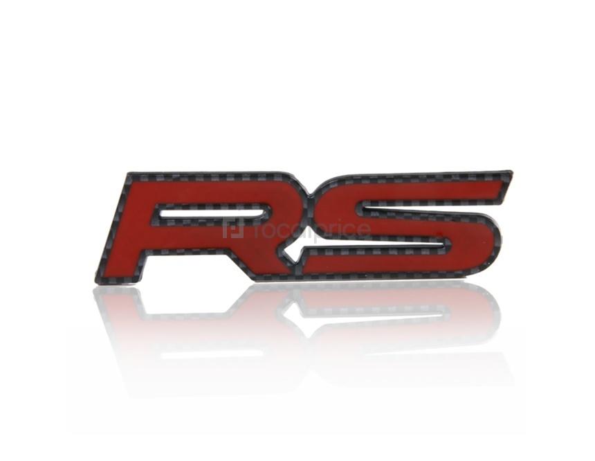 Foto Car Front Grille RS 3D Logo Chrome Badge Emblem etiqueta foto 902303