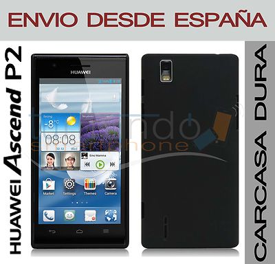 Foto Carcasa Funda Dura Negra Para Huawei Ascend P2 En España foto 876619