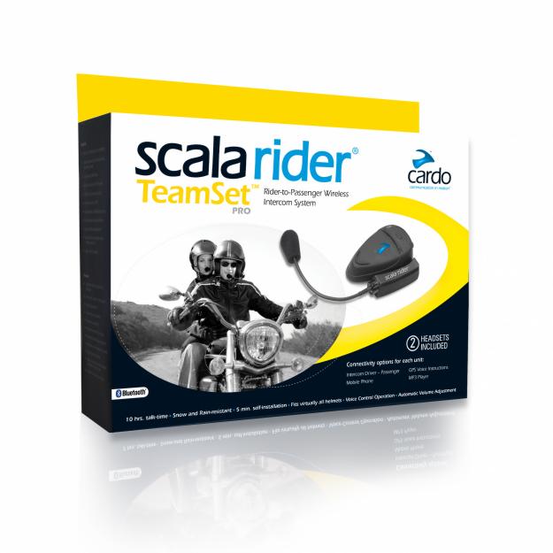 Foto Cardo Scala Rider TeamSet PRO, intercom Bluetooth para moto piloto-pasajero foto 518759