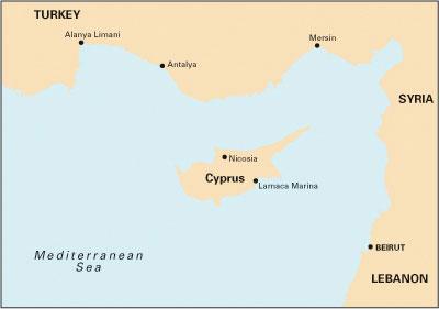Foto Carta Nautica Costa Sur de Turquia-Siria-Libano-Chipre Imray foto 802094