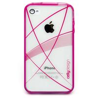 Foto Celly GRIP4003 - iphone4 transparent case fuchs - with fuchsia deco... foto 629738