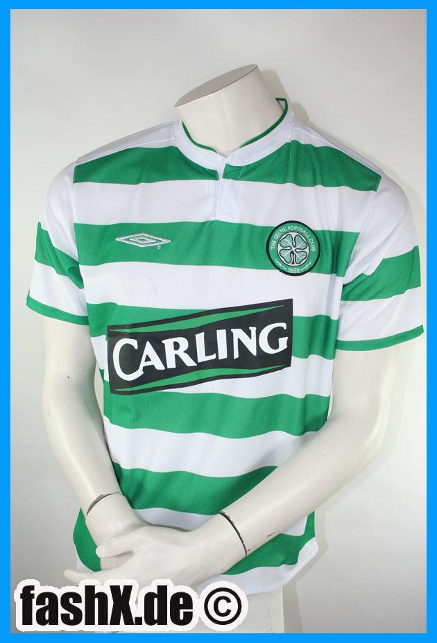 Foto Celtic Glasgow camiseta Umbro Carling 7 Hendrik Larsson talla M. foto 415168