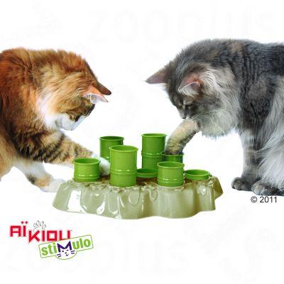 Foto Comedero y juego de inteligencia para gatos Stimulo - 33 x 30 x 8,2 cm foto 98509