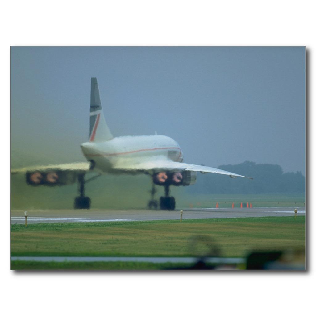 Foto Concorde saca, dispositivo de poscombustión lleno Postales foto 890000