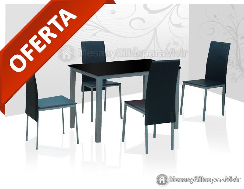 Foto conjunto de mesa ( naranja)+ 4 sillas mod. melbourne foto 303636
