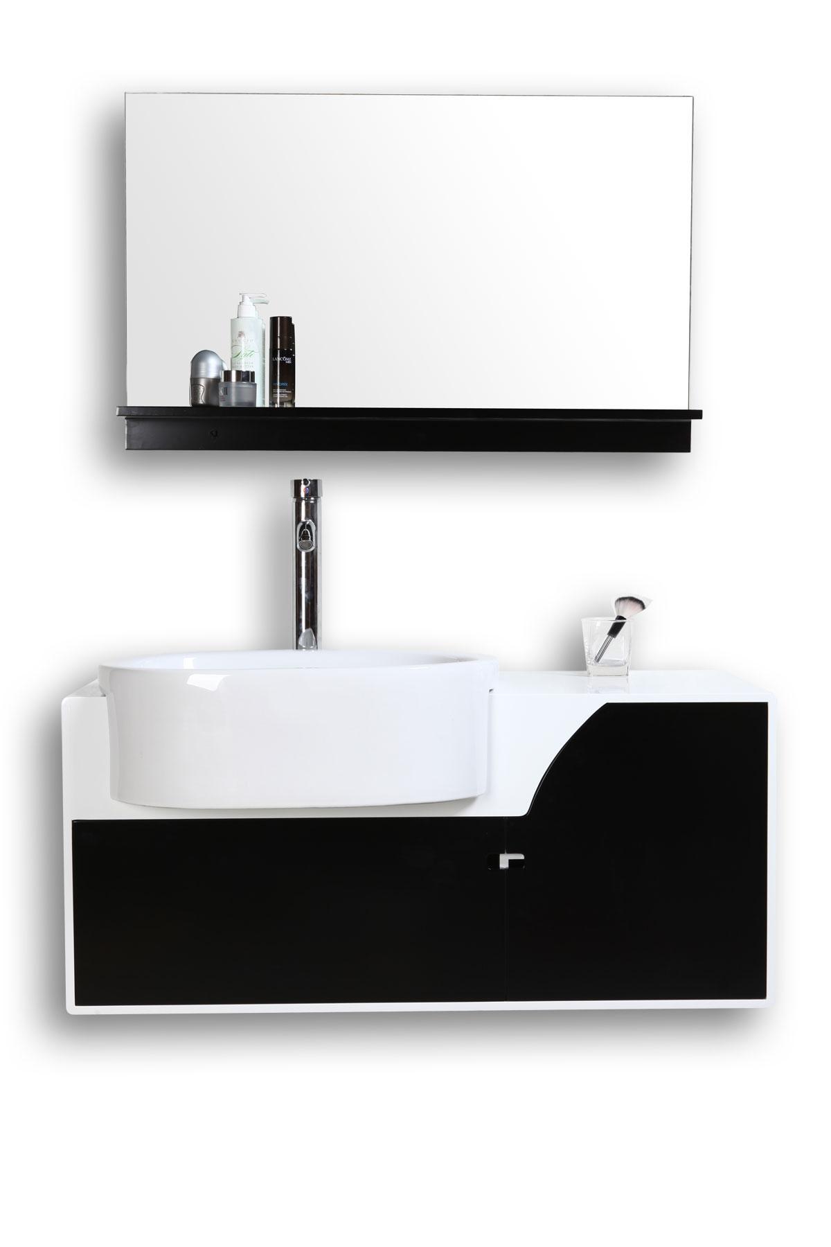 Foto Conjunto de muebles de baño: lavabo, armario y espejo JASPER foto 41669