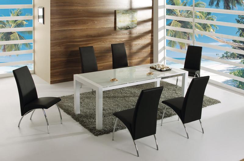 Foto conjunto mesa + 4 sillas negras mod. hamburgo + trevi foto 75465