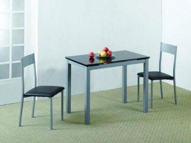Foto conjunto mesa ( negro) + 2 sillas mod. calcuta + bangkok foto 344341
