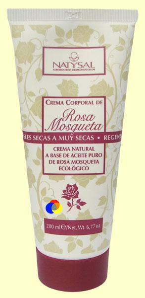 Foto Crema Corporal Rosa Mosqueta Ecológica - Natysal - 200 ml [8436020322747] foto 159192