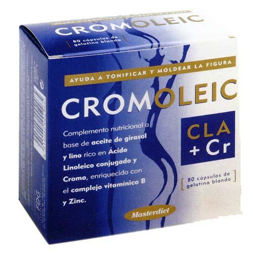 Foto Cromoleic (Cromo, Ácido Linoleico Conjugado -CLA-..) 80 cápsulas foto 466632