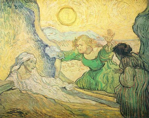 Foto Cuadro dibond: Vincent van Gogh - La resurrección de Lázaro - cuadro 788359 foto 808758