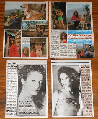 Foto Debra Winger Spanish Clippings 1980s Actress Candid Photos Magazine Rare Picture foto 811505