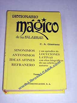 Foto Diccionario mágico de las palabras. Tomo 1 foto 749588