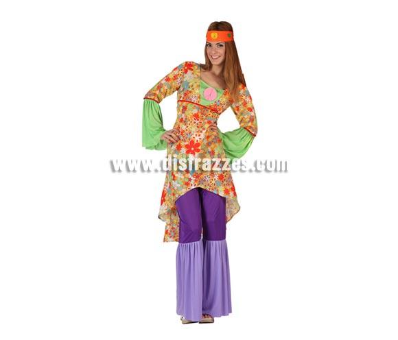 Foto Disfraz de Hippie Psicodelica para mujer talla M-L foto 78821