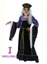 Foto Disfraz de princesa medieval para niña foto 406266