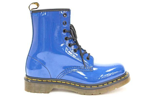 Foto DR MARTENS 1460 Lamper Boots BLUE PATENT Size: 3 foto 14699