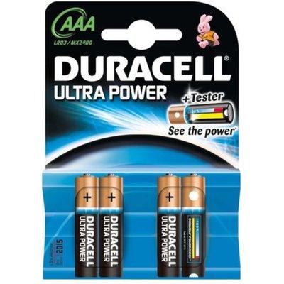 Foto Duracell Pila Alcalina Ultra Power Mn-2400 Lr-03 Pack 4 Unidades foto 377509