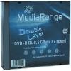 Foto Dvd+r double layer 8x mediarange slimcase pack 5 - 8.5gb - m ... foto 312935