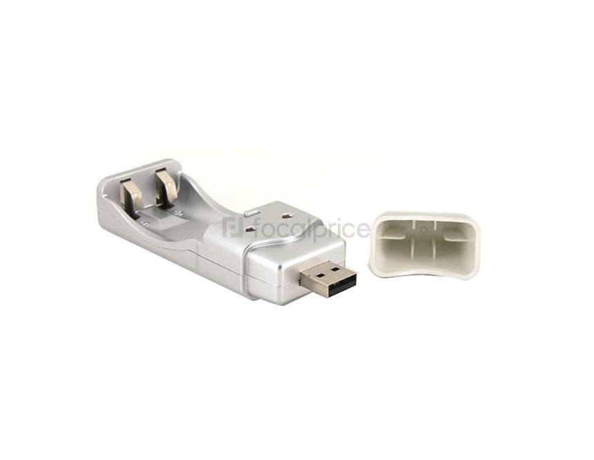 Foto Electrónica de Consumo-Cargador USB para baterías de Ni-MH AA / AAA de la batería recargable (de plata) foto 638810