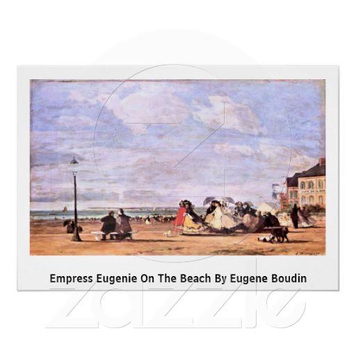 Foto Emperatriz Eugenie en la playa de Eugene Boudin Impresiones foto 634595