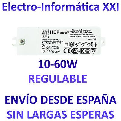 Foto Envíos Diarios - Transformador Electronico Regulable 12v 10-60w foto 651650