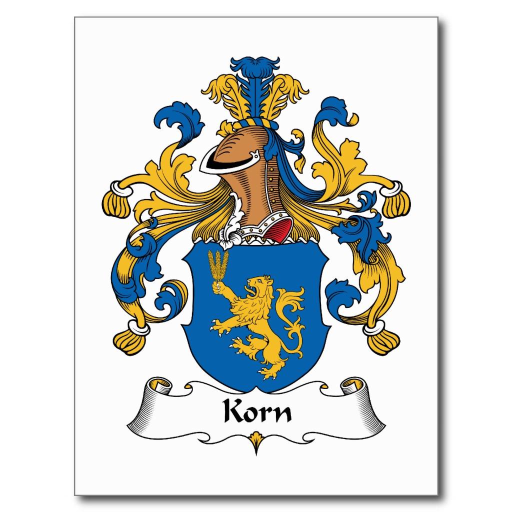 Foto Escudo de la familia de Korn Postales foto 918008