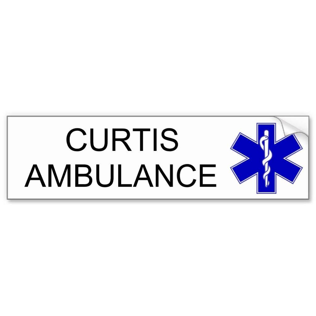 Foto Estrella de la ambulancia de Curtis de la pegatina Pegatina De... foto 843366
