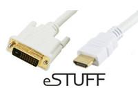 Foto eSTUFF ES2060 - dvi - hdmi cable 3m - male-male, mac cables - 25pcs... foto 807899