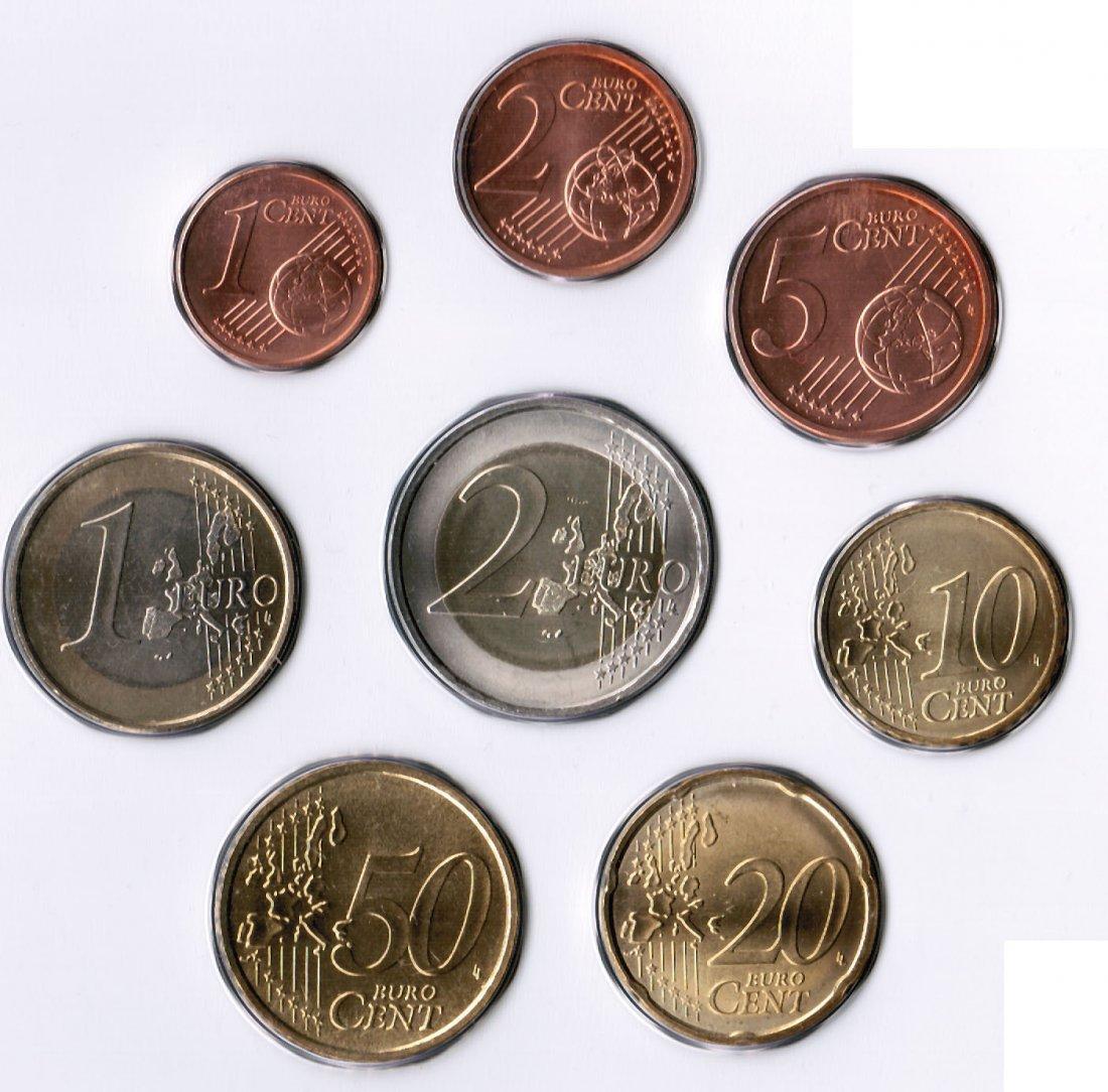 Foto Finnland 1 Cent bis 2 Euro 2002 foto 200737