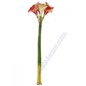 Foto Flor amaryllis artificial tallo engomado