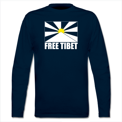 Foto Free Tibet Flag Camiseta manga larga foto 634694
