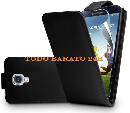 Foto Funda piel negra Samsung Galaxy S4 IV I9500 foto 308640