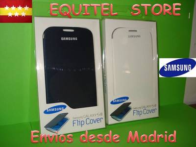Foto Funda-tapa Flip Cover Samsung Galaxy S3 I 9300 Azul Oscura O Blanca foto 204946