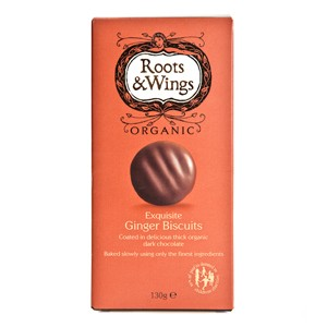 Foto Galletas chocolate y jengibre 130gr. Roots and Wings foto 92738