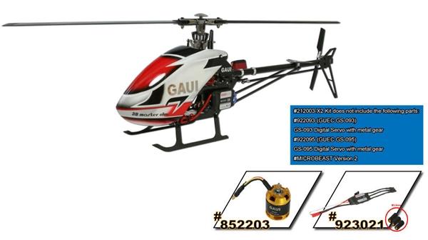 Foto GAUI- X 2 kit RC helicóptero 212003 foto 678970