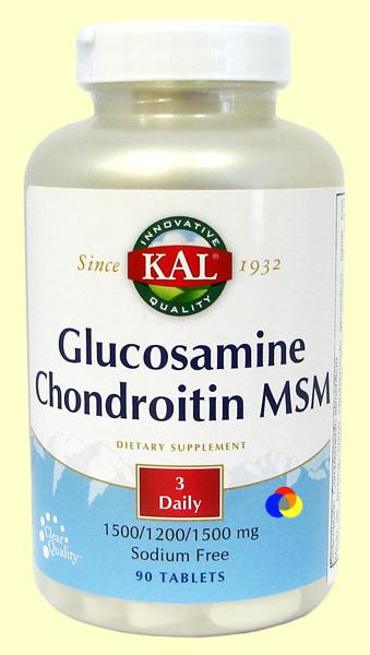 Foto Glucosamine Chondroitin MSM - Laboratorios Kal - 90 cápsulas [021245726616] foto 160163