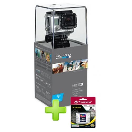 Foto GoPro HD Hero 3 Silver Edition + Memoria Micro SD 8GB Transcend foto 9140