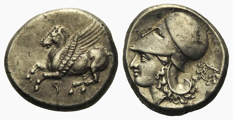 Foto Greek Coinage: Corinth Stater 345-307 Bc