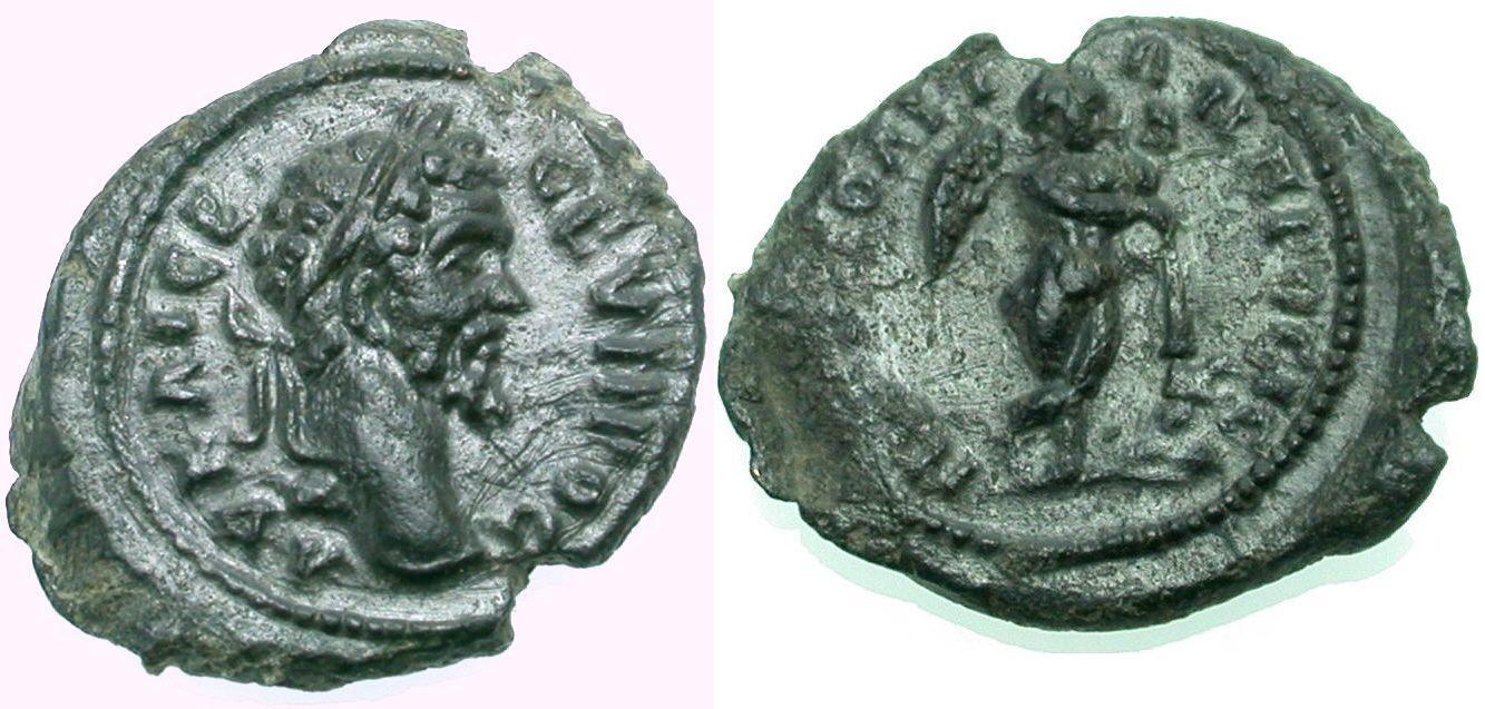 Foto Griechische Münzen Unter Rom Ae Kleinbronze 193-211 foto 150116