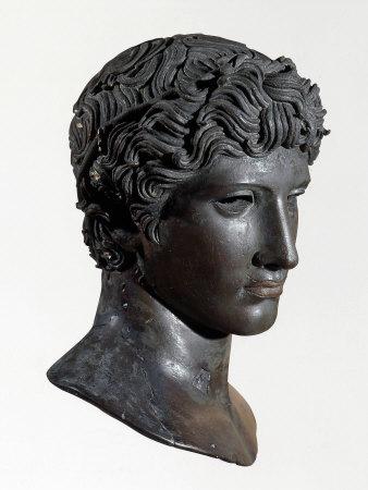 Foto Head of Victorious Athlete Called the Benevento Head, Bronze, 5th century BC Greek - Laminas foto 470506