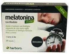 Foto Herbora Melatonina Forte con Rhodiola 1,9mg 30 cápsulas foto 480386